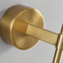 Axyaa Natural White Marble Copper Wall Sconce for Hotel Hall Room