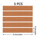 Axyaa Wood Plank Vinyl Floor Tile, Self-Adhesive, Easy DIY, SXP Stickers for Any Room
