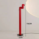 Axyaa Minimalist Water Pipe Floor Lamp for Living Room Bedroom Study Cafe Bedsides