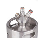 Axya Stainless Steel Mini Keg Tap Dispenser for Homebrew Beers & Wines