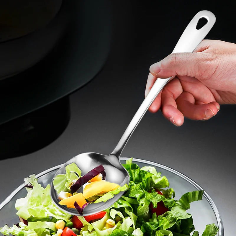 Axyaa Stainless Steel Kitchenware Set with Long Handle Utensils