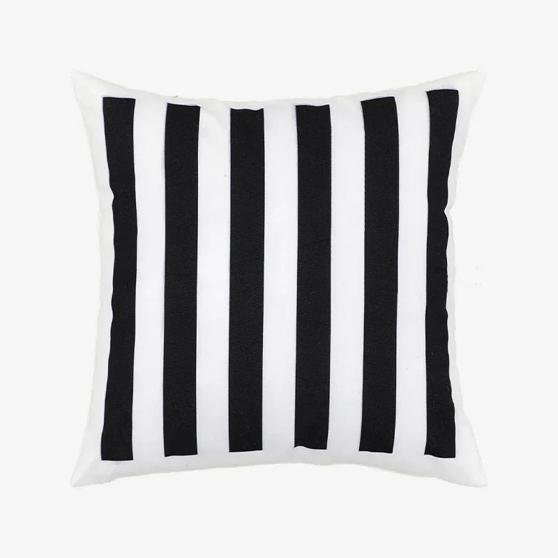 Axyaa Velvet Stripe Pillow Covers 18x18inch Nordic Decor Case for Couch Bed