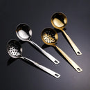 Axyaa Stainless Steel Cutlery Set Spoon Spatula Clander Kitchenware Mirror Polished