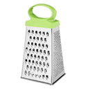 Axyaa 4-Sided Stainless Steel Grater Kitchen Gadget for Vegetables, Cheese, Potatoes