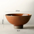 Axyaa Vintage Kiln Coarse Pottery Ramen Salad Dessert Bowl Set