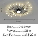 Axyaa Sunflower Chandelier LED Ceiling Light for Home Illumination