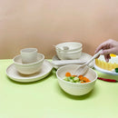 Axyaa Wheat Straw Dinnerware Set - 24 Piece