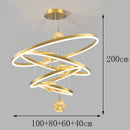 Axyaa Modern LED Pendant Light Chandeliers for Living Room and Dining Room