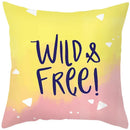 Axyaa Feather Dream Catcher Pillowcase - Nordic Color Sofa Cushion Cover