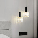 Axyaa Crystal LED Pendant Light Chandelier for Bedroom Kitchen Dining Room