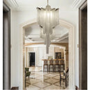 Axyaa Wave Tassel Chandelier: Nordic Minimalist Luxury for Art Study and Bedroom