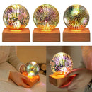 Axyaa 3D Fireworks Christmas Projector Lamp: Bedroom, Study, Art Decor Lighting