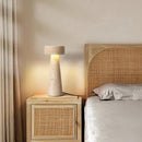 Axyaa Travertine LED Table Lamp for Indoor Decor, Natural Stone Desk Light for Home Décor