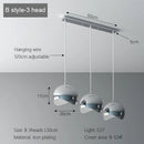 Axyaa Modern Plating Pendant Lights Chandeliers for Dining Room Kitchen Bedroom