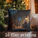 Axyaa Christmas Digital-Printed Cushion Cover for Home Decor