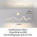 Axyaa LED Pendant Lights: Modern Minimalist Home Decor for Dining, Kitchen, Living Room, Office