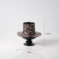 Axyaa Floral Resin Vase Desk Decoration with Artificial Flowers