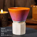 Axyaa Retro Coarse Pottery Coffee Cup - Creative Kiln Ceramic Latte Cup