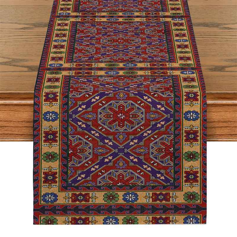 Axyaa Floral Table Flag Runner for Elegant Home Decor