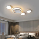 Axyaa Modern LED Chandelier Indoor Lighting Living Study Bedroom Black Ceiling Light