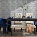 Axyaa 3D Faux Brick Tile Stickers, Matte Finish, Water & Mold Resistant, 30x30cm