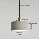 Axyaa Yellow Cave LED Pendant Light: Modern Nordic Copper Socket Hanglamp