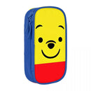 Axyaa Pooh Pencil Case: Large Storage Box for School Supplies
