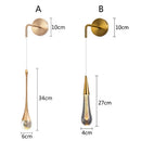 Axyaa Nordic Crystal Bedside Wall Lamp: Modern Luxury Lighting Fixtures