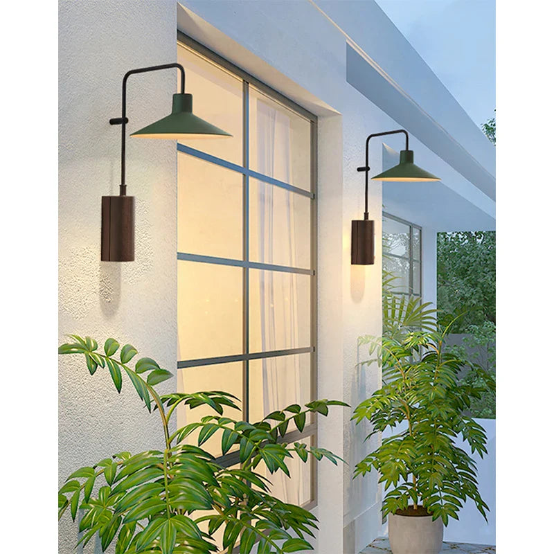 Axyaa Luxury Modern Wall Lamp for Courtyards, Cafes, and Restaurants