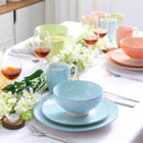 Axya Natsuki 32-Piece Porcelain Japanese Tableware Set for Dining & Entertaining