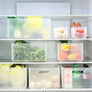 Axyaa Plastic Folding Fridge Storage Box - Large Capacity Vegetable Organizer