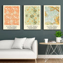 Axyaa Flower Gallery Wall Art Modern Retro Style Living Room Decor
