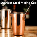 Axyaa Stainless Steel Cocktail Shaker Tin Latta Art Coffee Cup