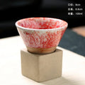 Axyaa Rough Pottery Teacup - Retro Cone Ceramic Coffee Cup - Home Art Decor Mug