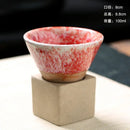 Axyaa Rough Pottery Teacup - Retro Cone Ceramic Coffee Cup - Home Art Decor Mug