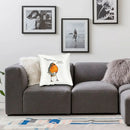 Axyaa Robins Presence Pillowcase for Sofa Cushion Cover