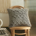 Axyaa Short Fleece Pillow Cover 18x18 for Living Room Sofa & Home Decor