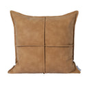 Axyaa Nordic Light Luxury Living Room Pillow - Orange Leather Square Pillow