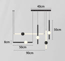 Axyaa Modern Living Room Chandeliers Ceiling Lamp LED Hanging Lights Indoor Lighting