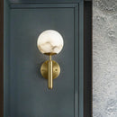 Axyaa Marble Copper Planet Wall Lamp for Home and Hotel Decor