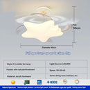 Axyaa Modern Cloud LED Ceiling Fan Light with Remote Control