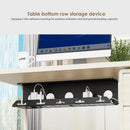 Axyaa Metal Cable Tray Desk Clamp Power Strip Cord Holder Sturdy & Spacious