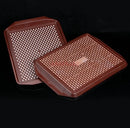 Axyaa Rectangular Circular Tea Bar Non-Slip Plastic Tray for Hotel & Restaurant Serving