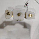 Marble LED Wall Light Dimmable Brass Gold Indoor Sconce Axyaa