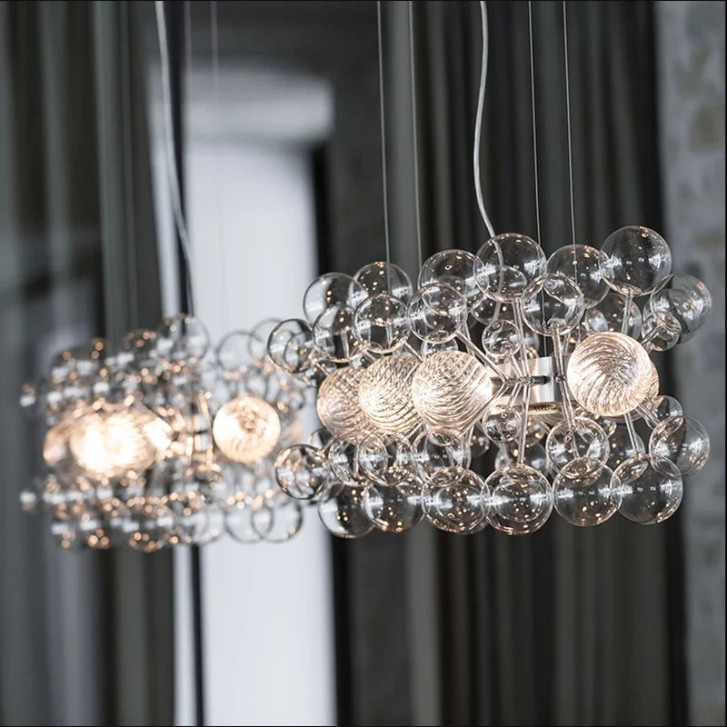 Luxury Nordic Glass Chandelier by Axyaa for Modern Living Room Dining Bedroom