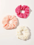 Axyaa Large Soft Hair Scrunchies Elastic Hair Ties Ponytail Holders