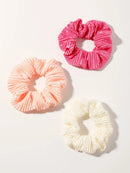 Axyaa Large Soft Hair Scrunchies Elastic Hair Ties Ponytail Holders