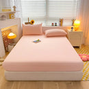 Axyaa Soft Cotton Mattress Cover for Single/Double/King/Queen Bed