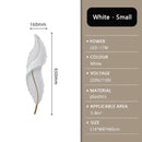 Axyaa Nordic Feather LED Wall Light for Stylish Home Decor