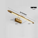 Axya Retro Flower Wall Mirror Light - Moisture-proof Bathroom LED Headlight